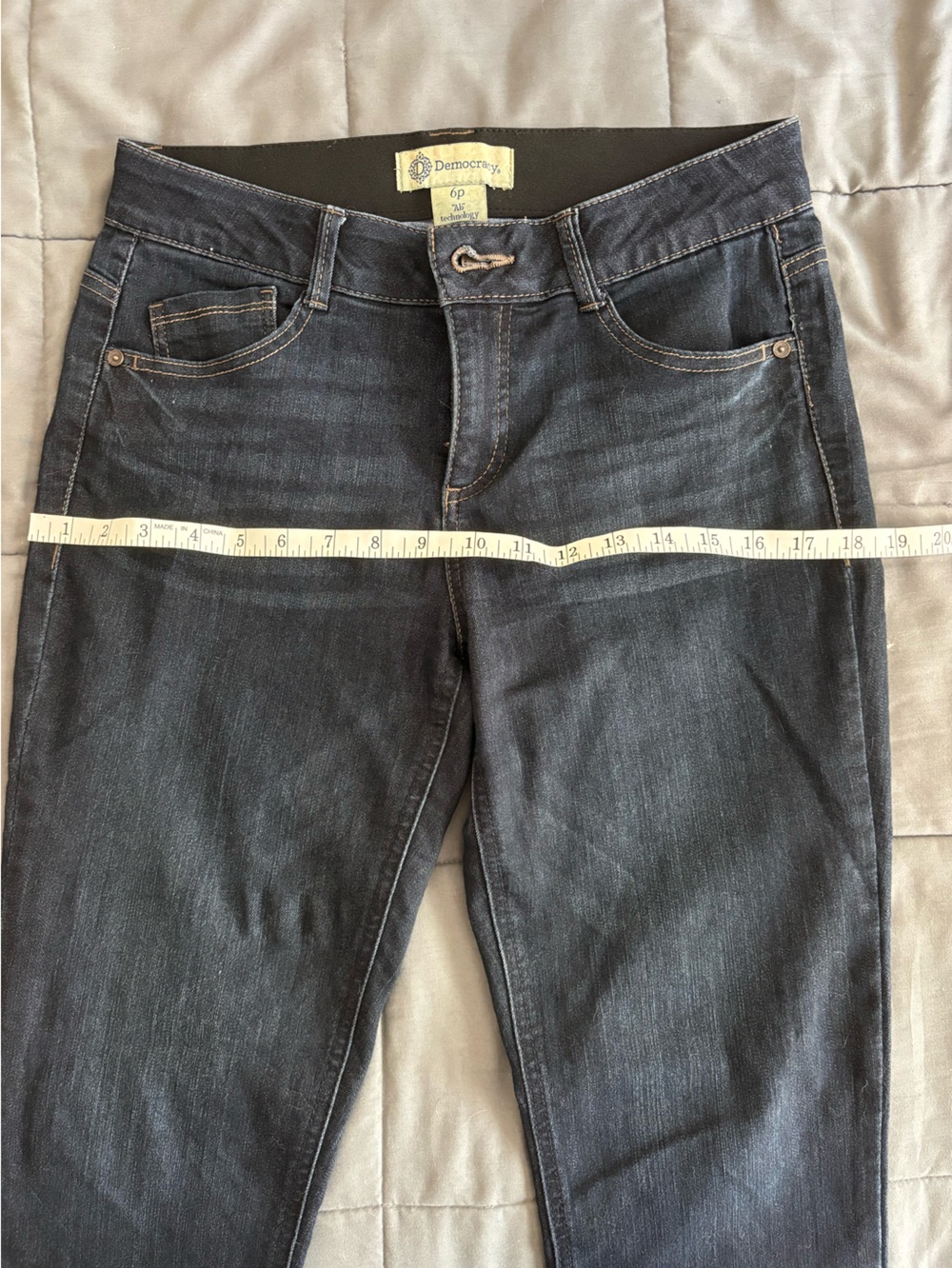 Democracy Dark Indigo Flare Jeans - Picture 6 of 10